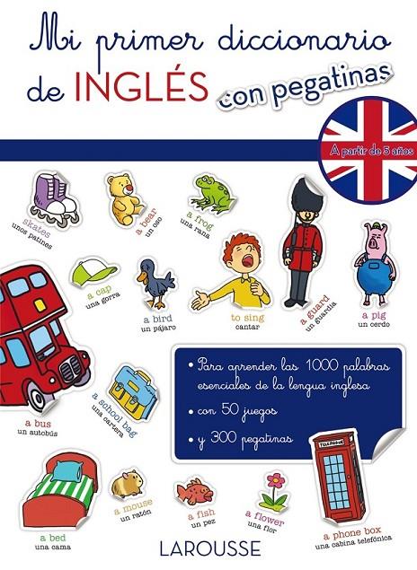 Mi primer diccionario de Inglés con pegatinas | 9788416124213 | Larousse Editorial | Librería Castillón - Comprar libros online Aragón, Barbastro