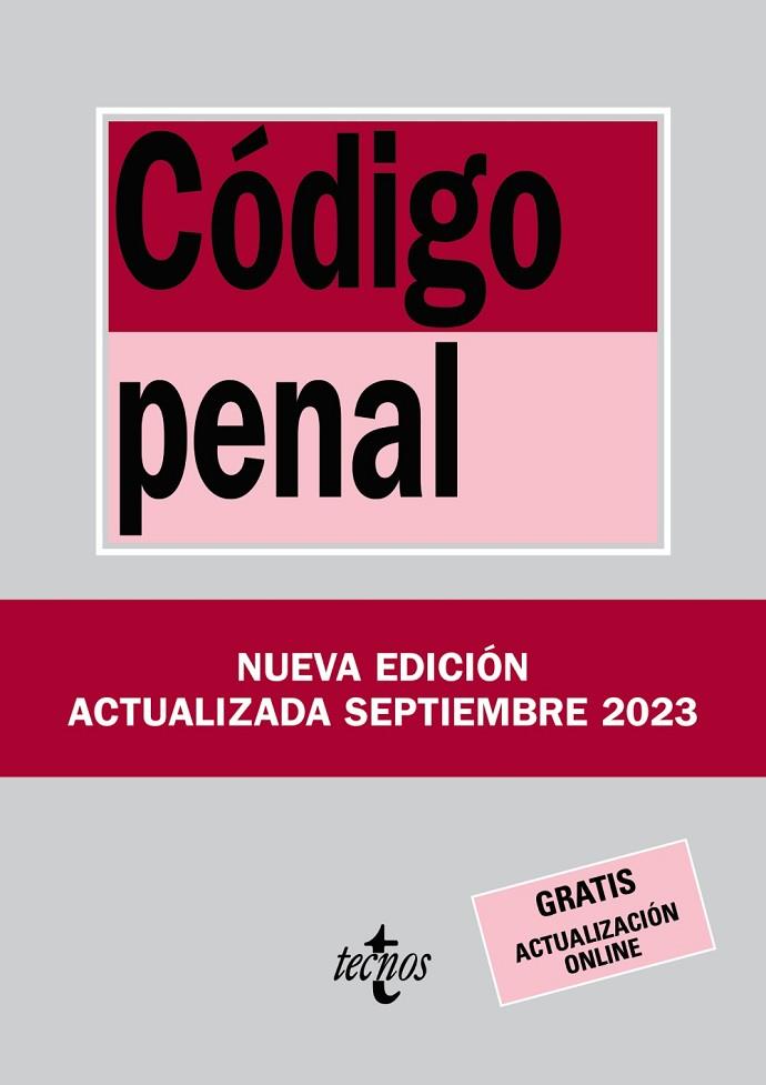 Código Penal | 9788430988419 | Editorial Tecnos | Librería Castillón - Comprar libros online Aragón, Barbastro