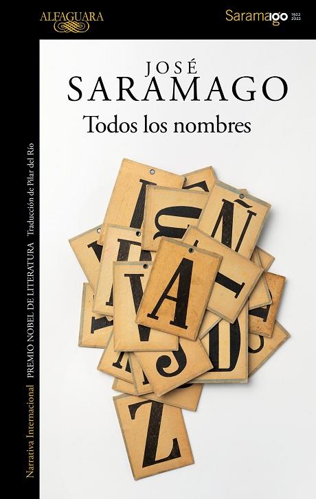 Todos los nombres | 9788420461779 | Saramago, José | Librería Castillón - Comprar libros online Aragón, Barbastro