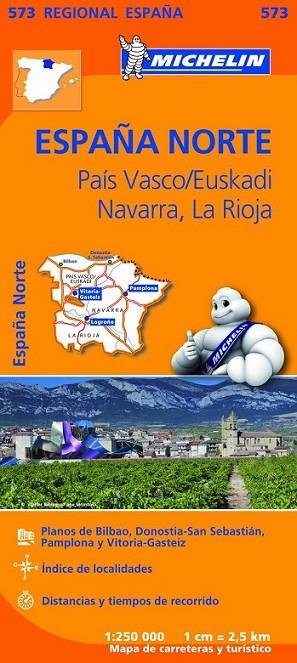 Mapa Michelin Regional 573 País Vasco/Euskadi, Navarra, La Rioja | 9782067184206 | Michelin | Librería Castillón - Comprar libros online Aragón, Barbastro