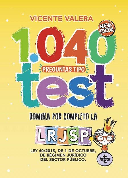 1040 preguntas tipo test LRJSP | 9788430976225 | Valera, Vicente | Librería Castillón - Comprar libros online Aragón, Barbastro