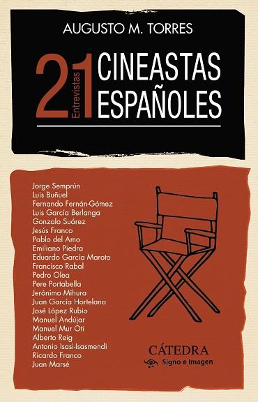 21 cineastas españoles | 9788437644448 | Torres, Augusto M. | Librería Castillón - Comprar libros online Aragón, Barbastro