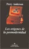 ORIGENES DE LA POSMODERNIDAD, LOS | 9788433905918 | ANDERSON, PERRY | Librería Castillón - Comprar libros online Aragón, Barbastro