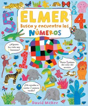Busca y encuentra los números de Elmer | 9788448863418 | McKee, David | Librería Castillón - Comprar libros online Aragón, Barbastro