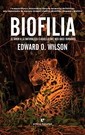 Biofilia | 9788417800574 | Wilson, Edward O. | Librería Castillón - Comprar libros online Aragón, Barbastro