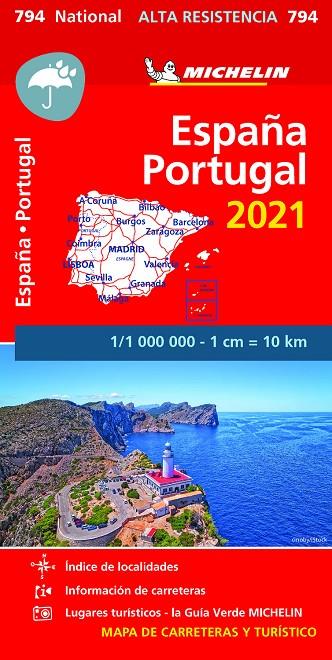 Mapa National España - Portugal 2021 "Alta Resistencia" | 9782067250086 | Varios autores | Librería Castillón - Comprar libros online Aragón, Barbastro