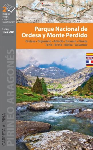 Parque nacional de Ordesa y Monte Perdido E:1:25000 - Carpeta Alpina 2 mapas | 9788480904872 | ALPINA, EDITORIAL | Librería Castillón - Comprar libros online Aragón, Barbastro