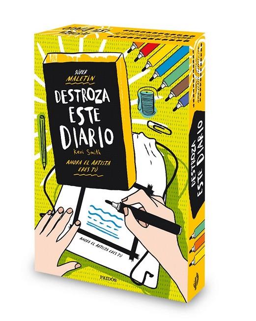 Súper maletín Destroza este diario | 9788449333576 | Smith, Keri | Librería Castillón - Comprar libros online Aragón, Barbastro