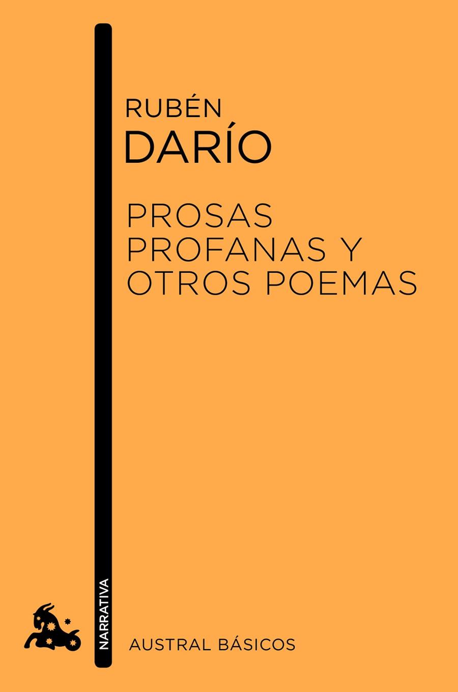 Prosas profanas y otros poemas | 9788467040906 | Darío, Rubén | Librería Castillón - Comprar libros online Aragón, Barbastro