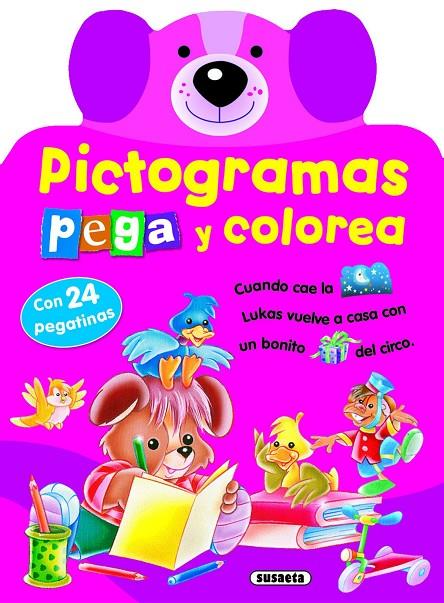 Pictogramas - Pega y colorea 4 | 9788467707090 | Susaeta, Equipo | Librería Castillón - Comprar libros online Aragón, Barbastro