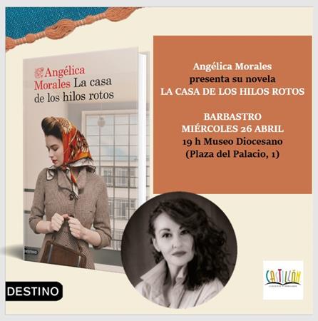 Presentación de "La casa de los hilos rotos" de Angélica Morales en Barbastro | Librería Castillón - Comprar libros online Aragón, Barbastro