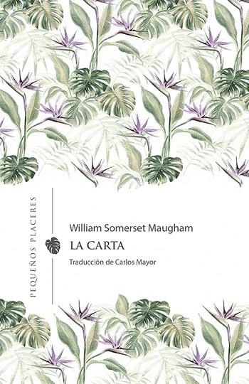 La carta | 9788412227994 | Maugham, William Somerset | Librería Castillón - Comprar libros online Aragón, Barbastro