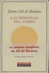 PERSONAS DEL VERBO, LAS | 9788481095920 | GIL DE BIEDMA, JAIME (1929-1990) | Librería Castillón - Comprar libros online Aragón, Barbastro