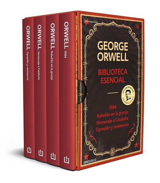 Biblioteca esencial George Orwell (1984 | Rebelión en la granja | Homenaje a Cat | 9788466357777 | Orwell, George | Librería Castillón - Comprar libros online Aragón, Barbastro