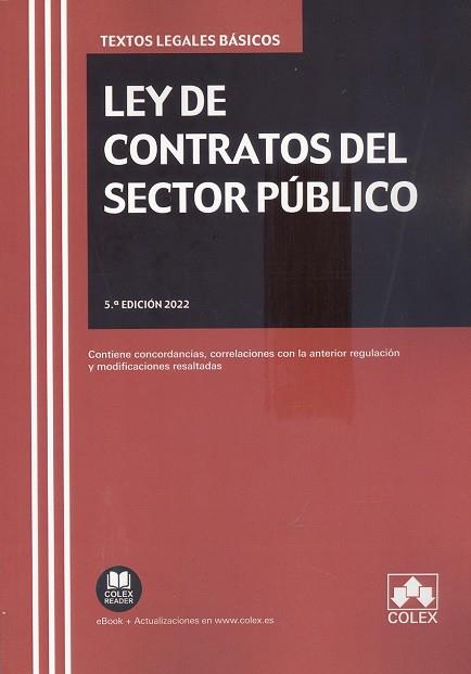 Ley de Contratos del Sector Público | 9788413595726 | Editorial Colex, S.L. | Librería Castillón - Comprar libros online Aragón, Barbastro