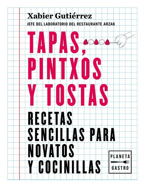 Tapas, pintxos y tostas | 9788408219187 | Xabier Gutiérrez | Librería Castillón - Comprar libros online Aragón, Barbastro