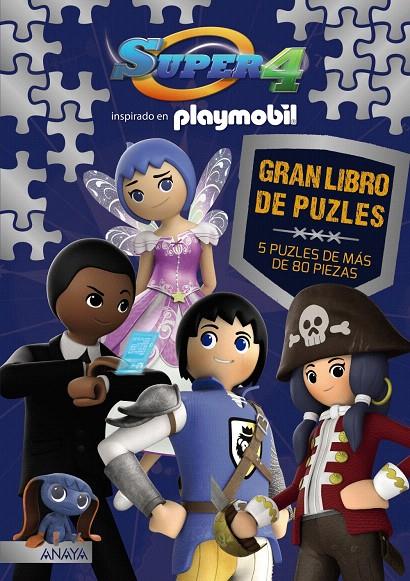 Super 4 - Gran libro de puzles | 9788469834596 | Playmobil | Librería Castillón - Comprar libros online Aragón, Barbastro