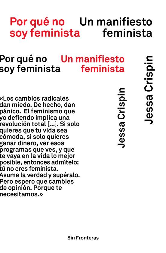 POR QUÉ NO SOY FEMINISTA | 9788415070979 | CRISPIN, JESSA | Librería Castillón - Comprar libros online Aragón, Barbastro