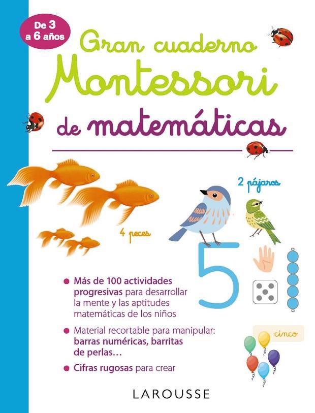 Gran cuaderno Montessori de matemáticas | 9788417720285 | Larousse Editorial | Librería Castillón - Comprar libros online Aragón, Barbastro