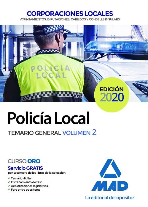 Policía Local. Temario General Volumen 2 | 9788414236581 | No disponible | Librería Castillón - Comprar libros online Aragón, Barbastro