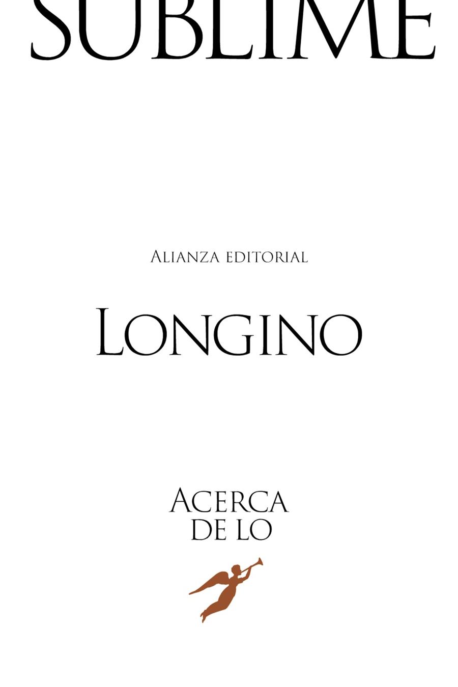 Acerca de lo sublime | 9788413629193 | Longino | Librería Castillón - Comprar libros online Aragón, Barbastro