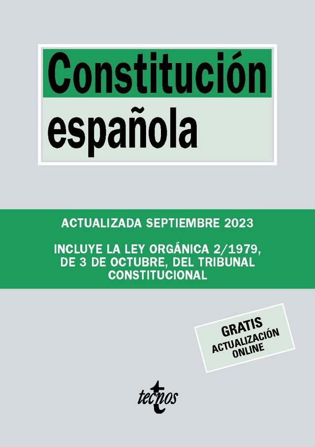 Constitución Española | 9788430988365 | Editorial Tecnos | Librería Castillón - Comprar libros online Aragón, Barbastro