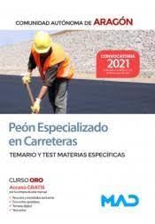 Peón Especializado en Carreteras temario y test ED 2021 | 9788414246818 | Librería Castillón - Comprar libros online Aragón, Barbastro