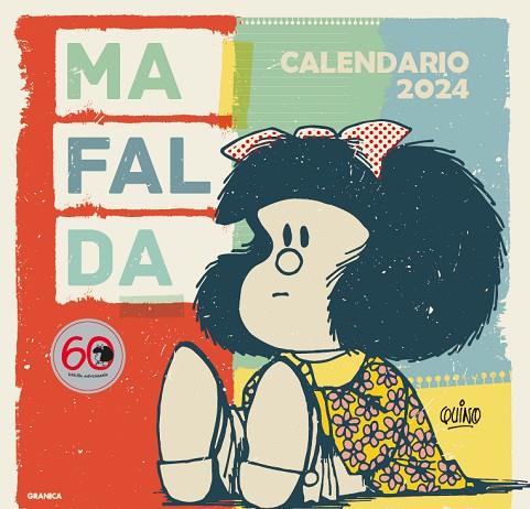 Mafalda 2024, Calendario de Pared | 9789878935713 | Quino | Librería Castillón - Comprar libros online Aragón, Barbastro