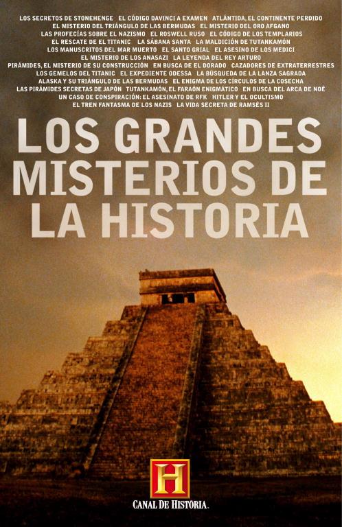 GRANDES MISTERIOS DE LA HISTORIA, LOS | 9788401379802 | CANAL HISTORIA | Librería Castillón - Comprar libros online Aragón, Barbastro