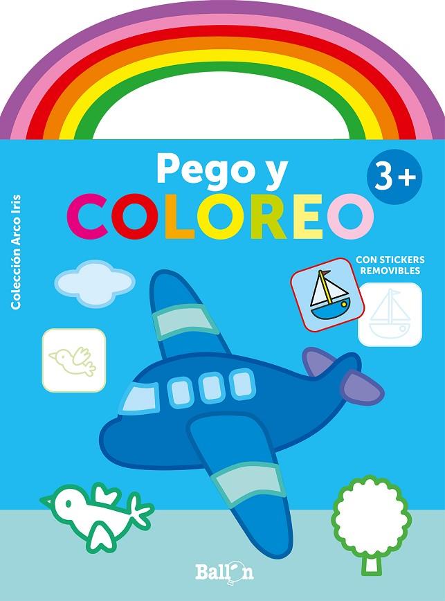ARCO IRIS - PEGO Y COLOREO +3 AVIÓN | 9789403214467 | VV.AA. | Librería Castillón - Comprar libros online Aragón, Barbastro