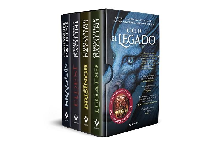 Ciclo El Legado (edición estuche con: Eragon | Eldest | Brisingr | Legado) | 9788419498526 | Paolini, Christopher | Librería Castillón - Comprar libros online Aragón, Barbastro