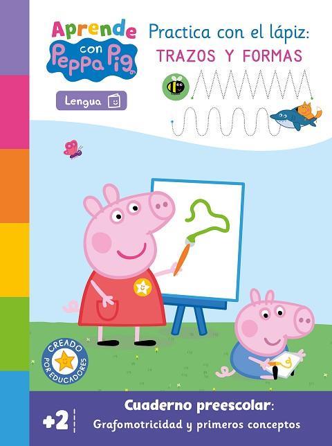 Peppa Pig : Primeros aprendizajes - Aprende Grafomotricidad con Peppa Pig : Practica con lapiz | 9788448865146 | Hasbro / eOne | Librería Castillón - Comprar libros online Aragón, Barbastro