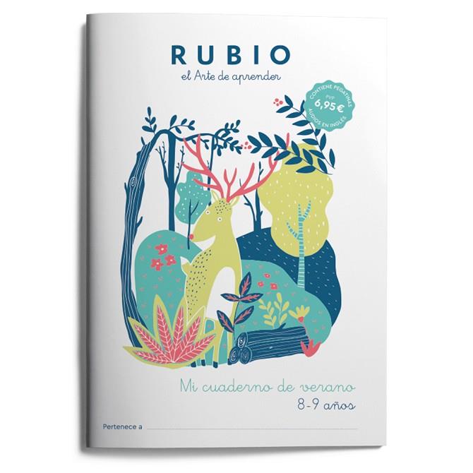 Mi cuaderno de verano RUBIO 8-9 años | 9788417427702 | Gordillo Torres, Manuel | Librería Castillón - Comprar libros online Aragón, Barbastro
