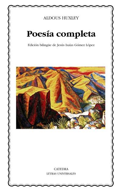 Poesía completa | 9788437628448 | Huxley, Aldous | Librería Castillón - Comprar libros online Aragón, Barbastro