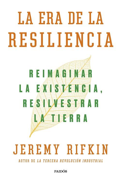 La era de la resiliencia | 9788449339929 | Rifkin, Jeremy | Librería Castillón - Comprar libros online Aragón, Barbastro