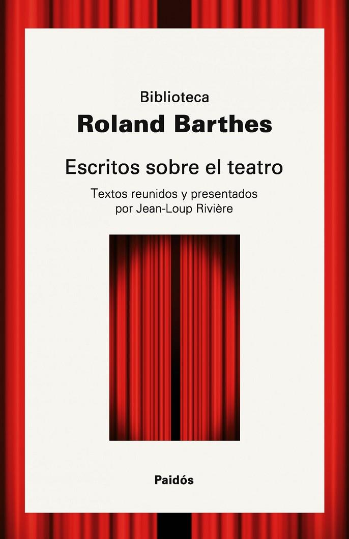 ESCRITOS SOBRE TEATRO | 9788449322891 | BARTHES, ROLAND | Librería Castillón - Comprar libros online Aragón, Barbastro