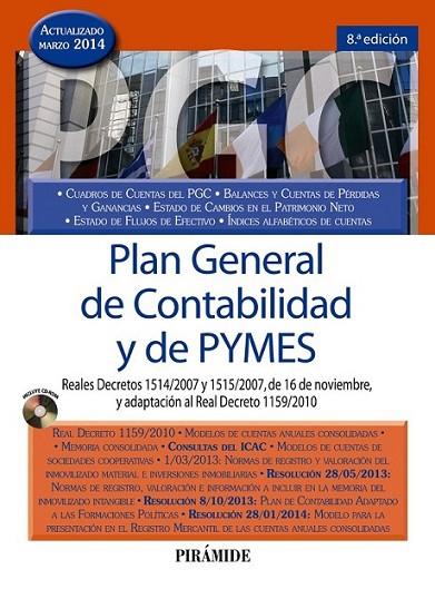 Plan General de Contabilidad y de PYMES | 9788436831924 | Ediciones Pirámide | Librería Castillón - Comprar libros online Aragón, Barbastro