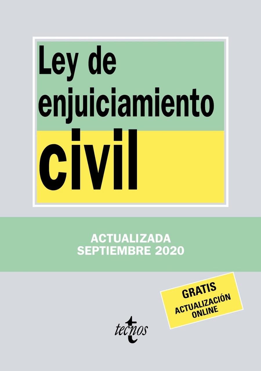 Ley de Enjuiciamiento Civil | 9788430980147 | Editorial Tecnos | Librería Castillón - Comprar libros online Aragón, Barbastro