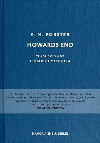 Howards End | 9788417181468 | Forster, Edward Morgan | Librería Castillón - Comprar libros online Aragón, Barbastro