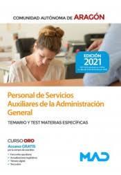 Personal de servicios auxiliares DGA. Materia específica | 9788414243657 | VVV.AA. | Librería Castillón - Comprar libros online Aragón, Barbastro