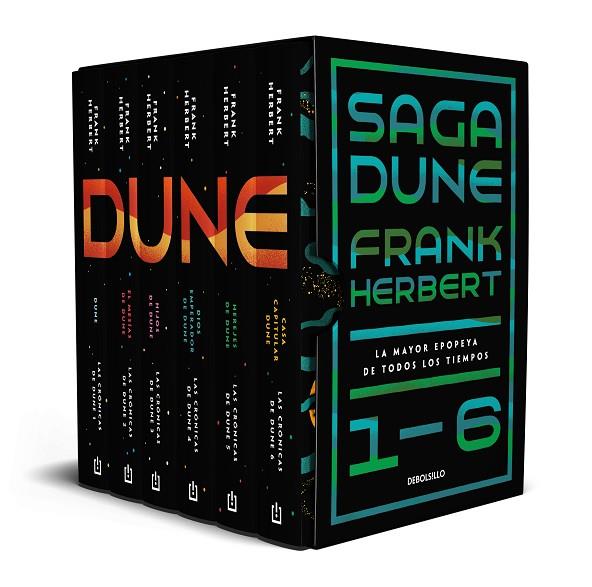Saga Dune 1-6 : La mayor epopeya de todos los tiempos | 9788466361897 | Herbert, Frank | Librería Castillón - Comprar libros online Aragón, Barbastro