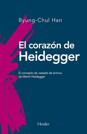 CORAZÓN DE HEIDEGGER, EL | 9788425441073 | HAN, BYUNG-CHUL | Librería Castillón - Comprar libros online Aragón, Barbastro