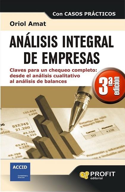 ANALISIS INTEGRAL DE EMPRESAS 3ed.2013 | 9788415735564 | Amat Salas, Oriol | Librería Castillón - Comprar libros online Aragón, Barbastro