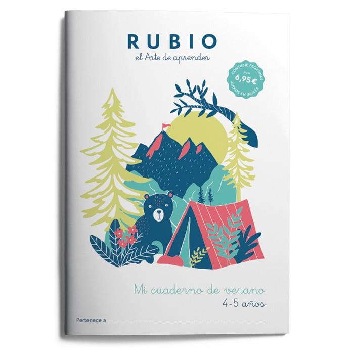 Mi cuaderno de verano RUBIO 4-5 años | 9788417427665 | Gordillo Torres, Manuel | Librería Castillón - Comprar libros online Aragón, Barbastro