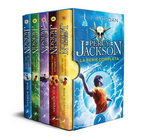 Percy Jackson y los dioses del Olimpo - La serie completa | 9788418173721 | RIORDAN, RICK | Librería Castillón - Comprar libros online Aragón, Barbastro