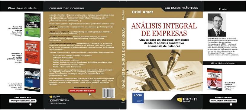 ANALISIS INTEGRAL DE EMPRESAS | 9788492956609 | AMAT SALAS, ORIOL | Librería Castillón - Comprar libros online Aragón, Barbastro