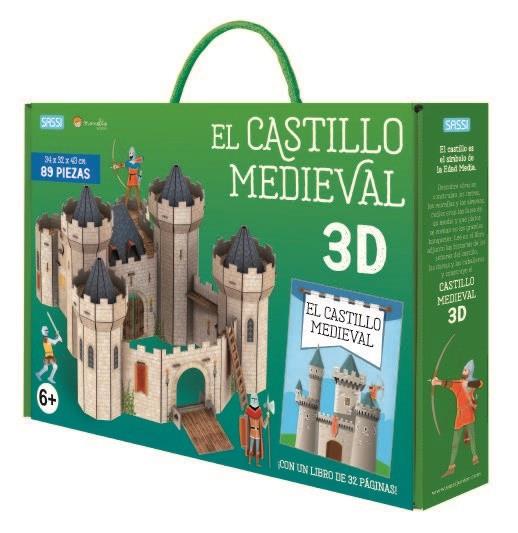 El Castillo Medieval. 3D Carton. Con maqueta. Edic. ilustrado (Español) | 9788418127519 | I. Trevisan/M. Gaule ; F. Legimi | Librería Castillón - Comprar libros online Aragón, Barbastro