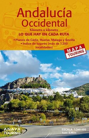 Mapa de carreteras de Andalucía occidental (desplegable), escala 1:340.000 | 9788491585572 | Anaya Touring | Librería Castillón - Comprar libros online Aragón, Barbastro