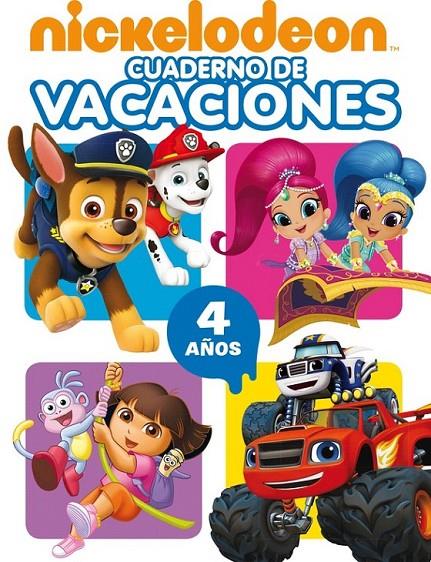 Cuaderno de vacaciones Nickelodeon. 4 años | 9788437201474 | Nickelodeon | Librería Castillón - Comprar libros online Aragón, Barbastro