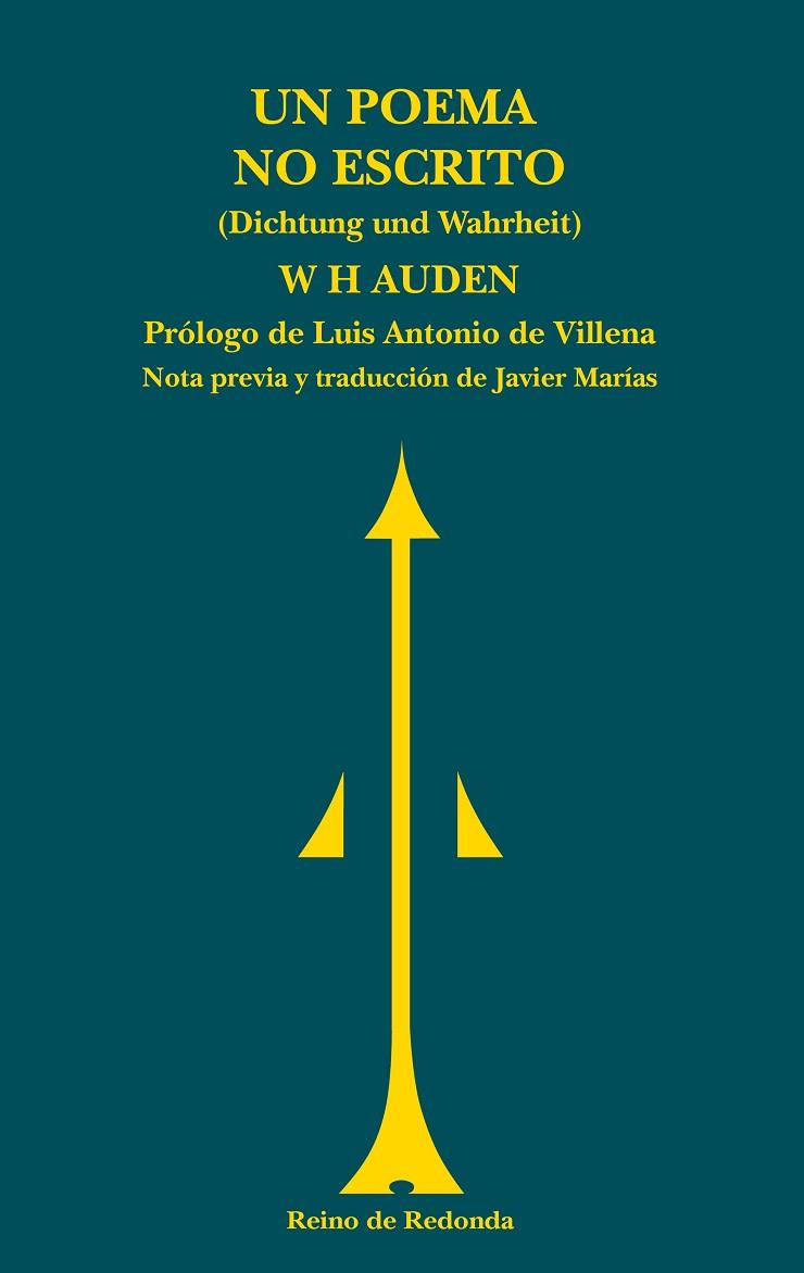 Un poema no escrito | 9788494725685 | Auden, W.H. | Librería Castillón - Comprar libros online Aragón, Barbastro